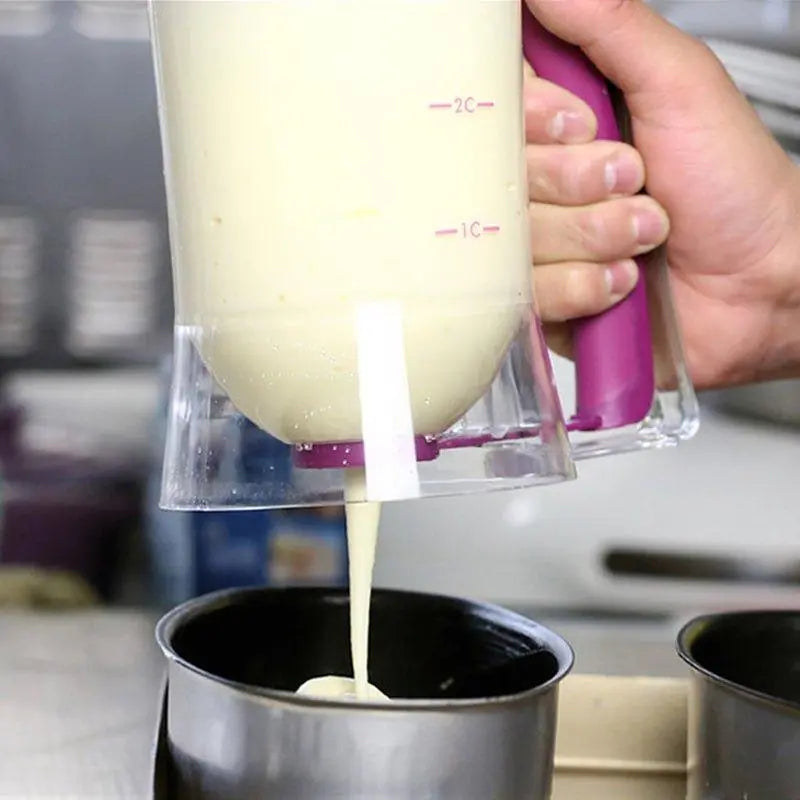 Precision Batter Pourer for Mess-Free Baking Perfection