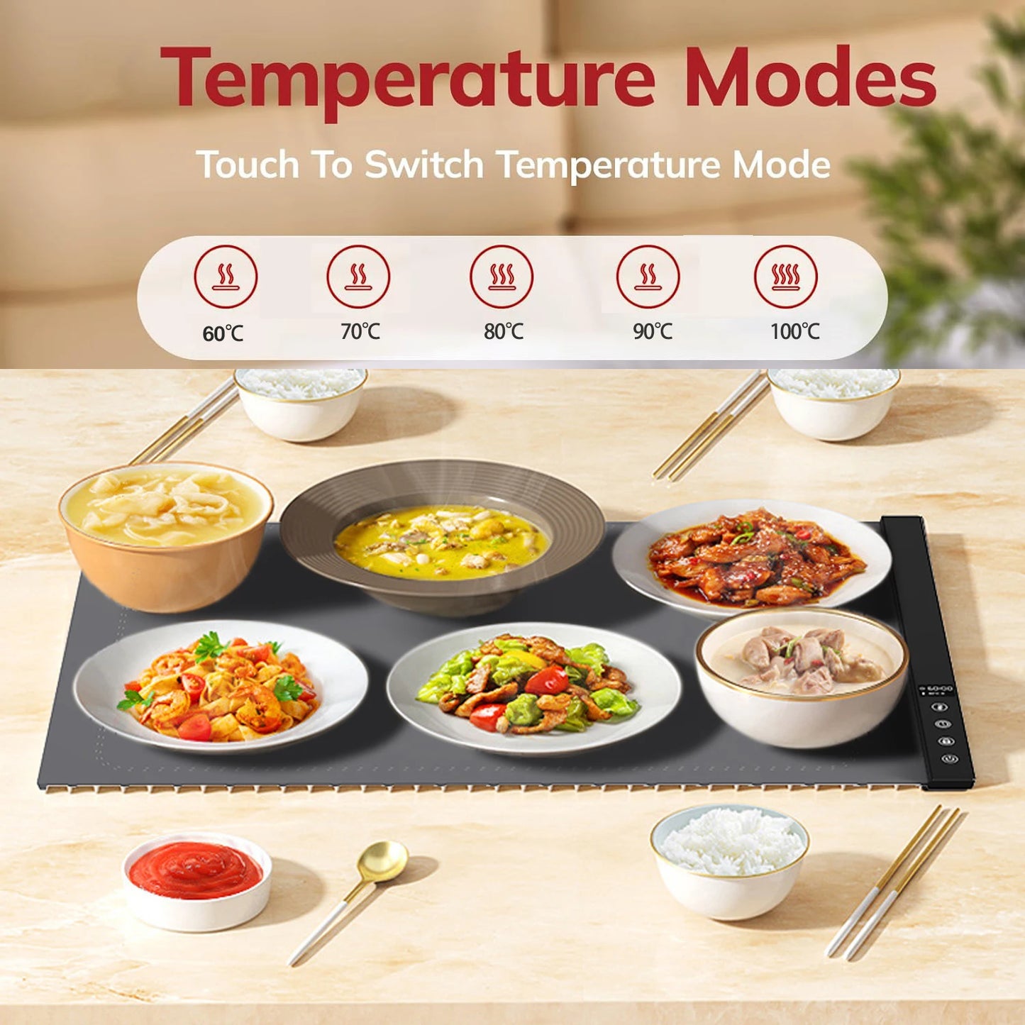 Foldable Portable Silicone Versatile Food Warmer