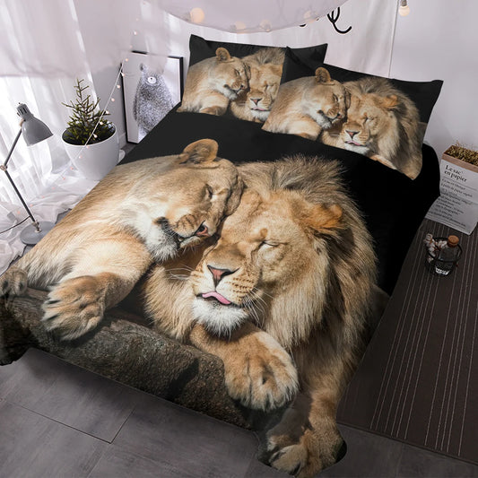 Lion Cub & Mother Bedding Set