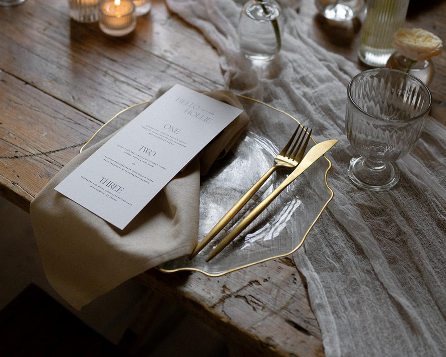 London Gold Cutlery Set – 16 or 24 Piece Stainless Steel Flatware
